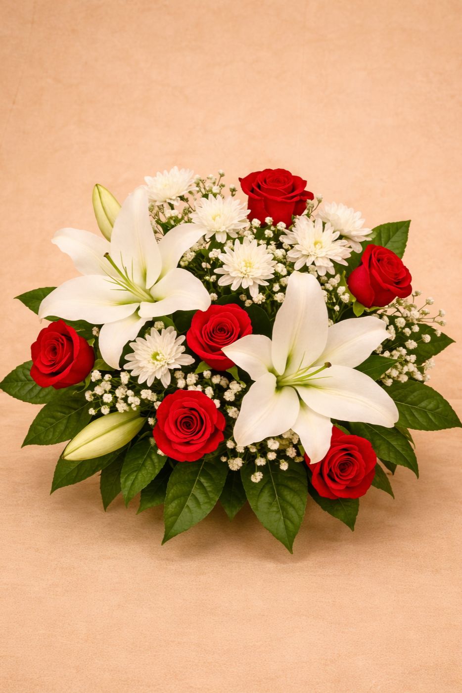 Roses and White Lily | A045