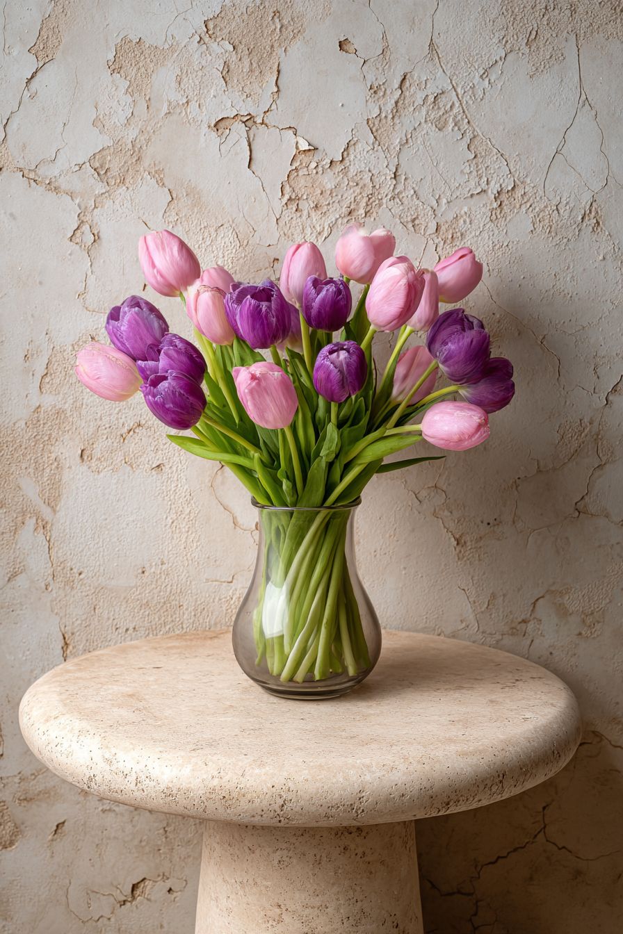 Purple Pink Tulips