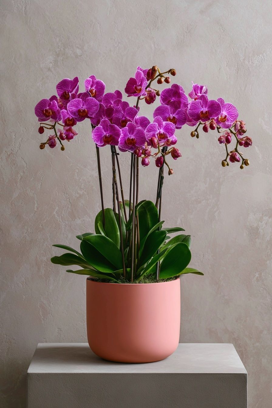 8 Purple Orchids | C024