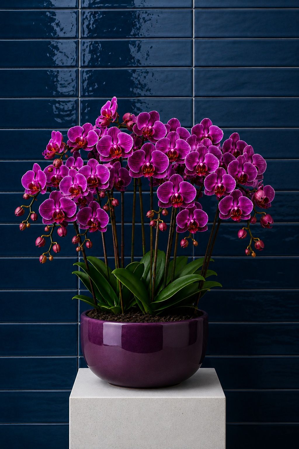 15 Purple Orchids | C026
