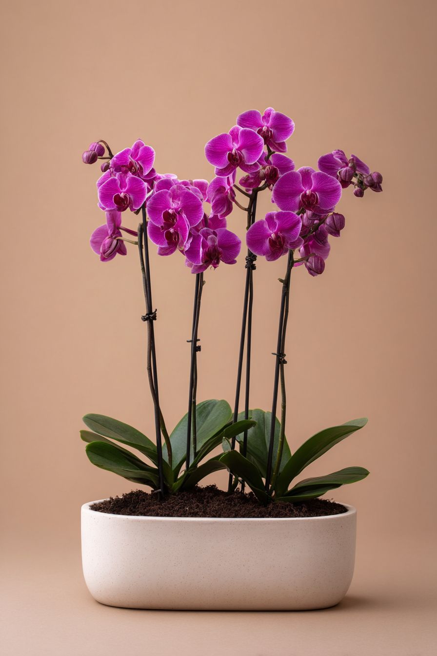 4 Purple Orchids |C022