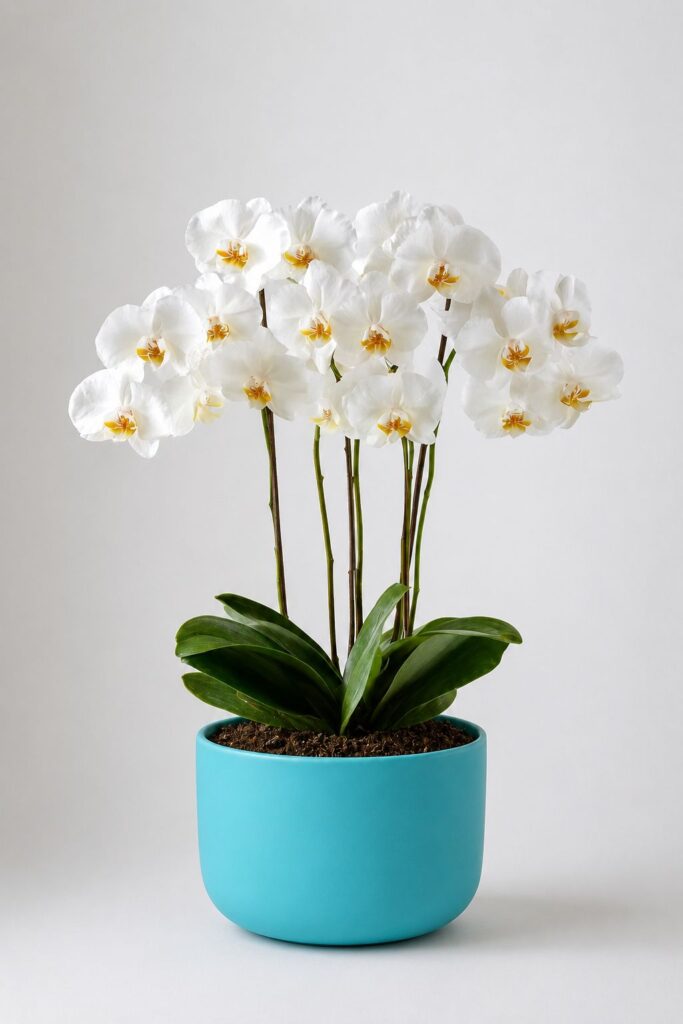 6 White Orchids | C019