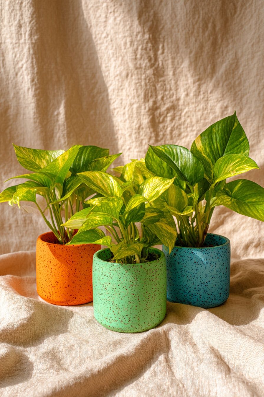 Box of 3 Pothos plants Size 12 | B077